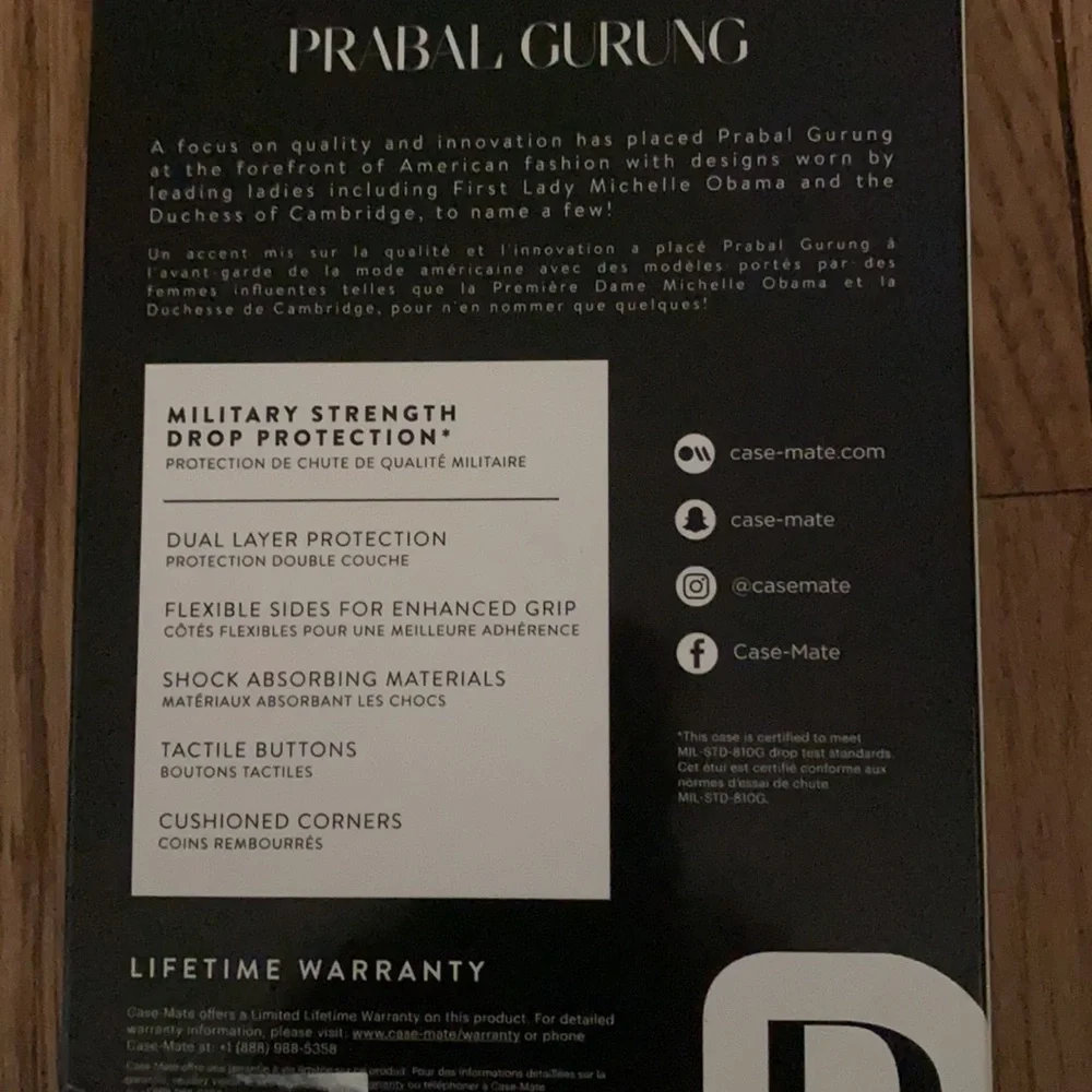 Prabal Gurung iPhone Xs Max Case Feminist logo